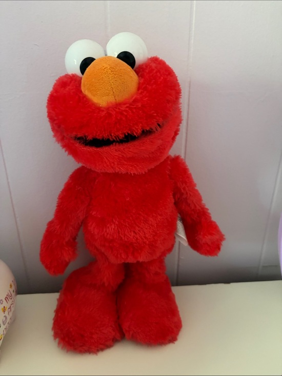 Sesame Street Other - Sesame Street Elmo Slide and Dance Plush Toy 14” Red